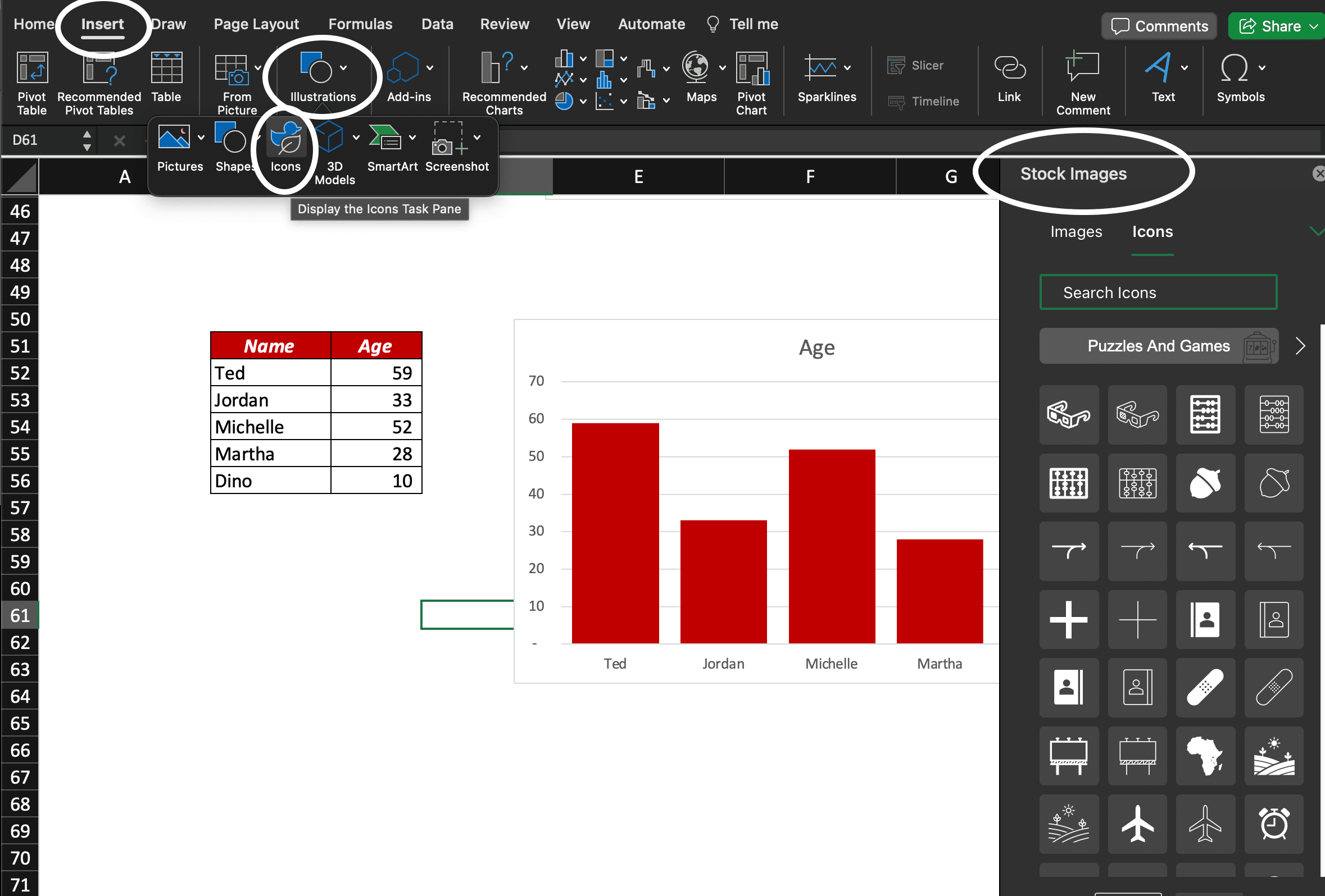 Step 1: how to change the shape of a bar chart in Excel.