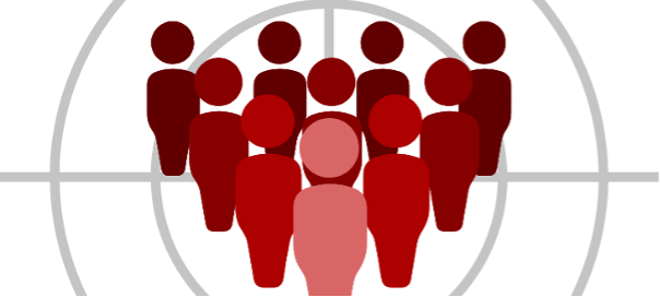 Group of people who are targeted with predictive audiences.